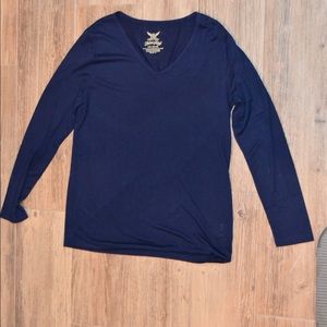 Navy long sleeve tee